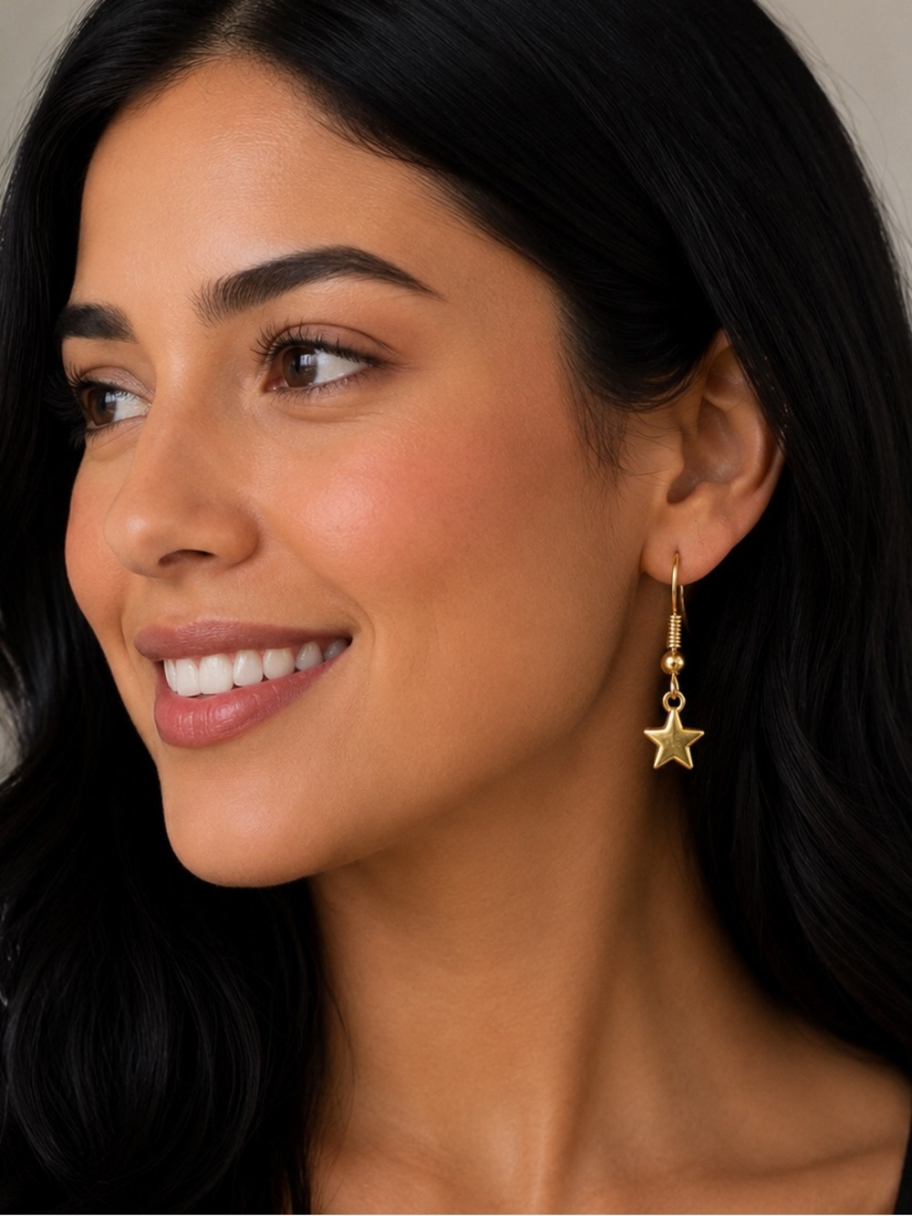 🎇Multi🎇Gold Star Drop Earrings (3/$15)